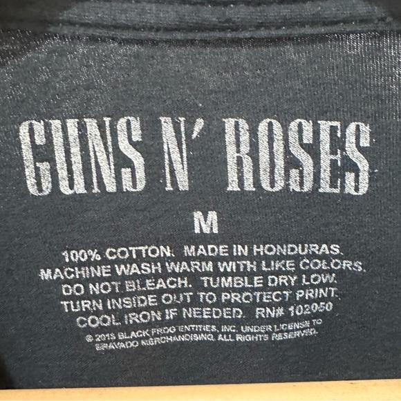 Guns n Roses Appetite For Destruction Long Sleeve Cotton T-Shirt Black Medium - Picture 4 of 7